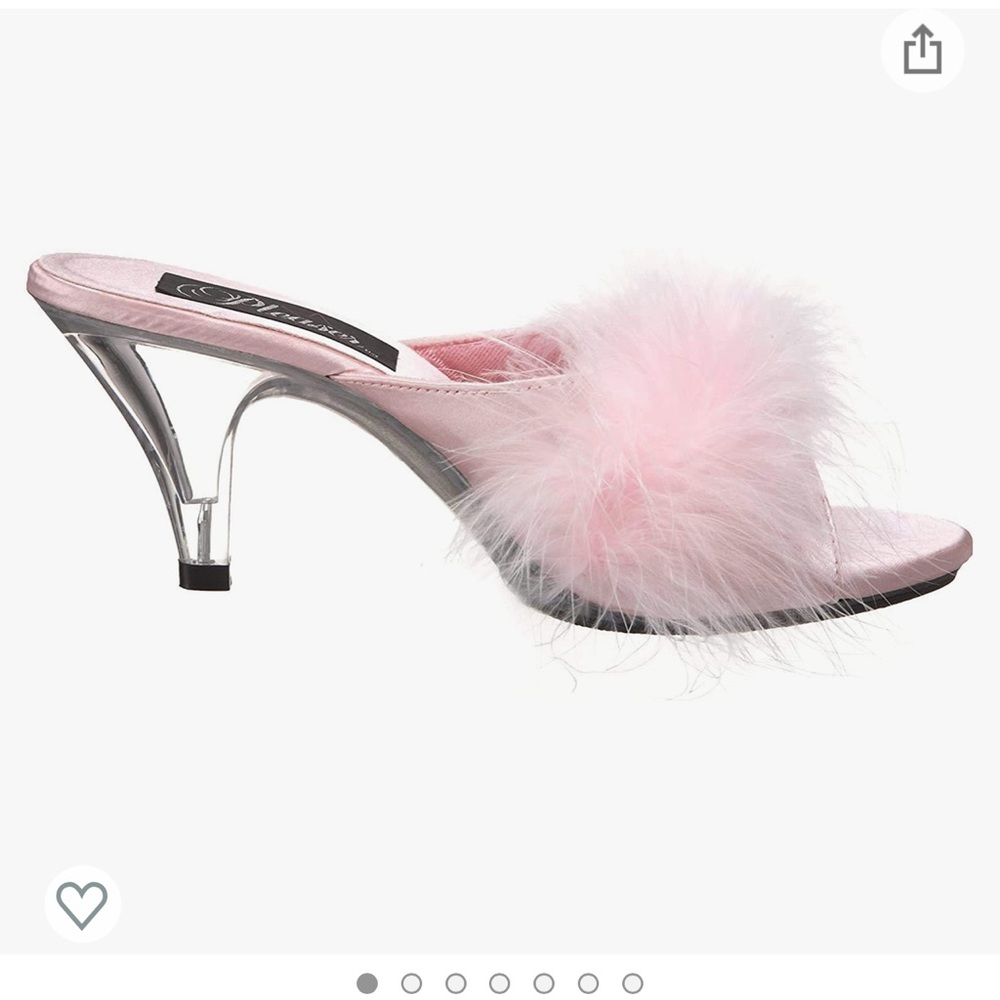 Pink fury heels